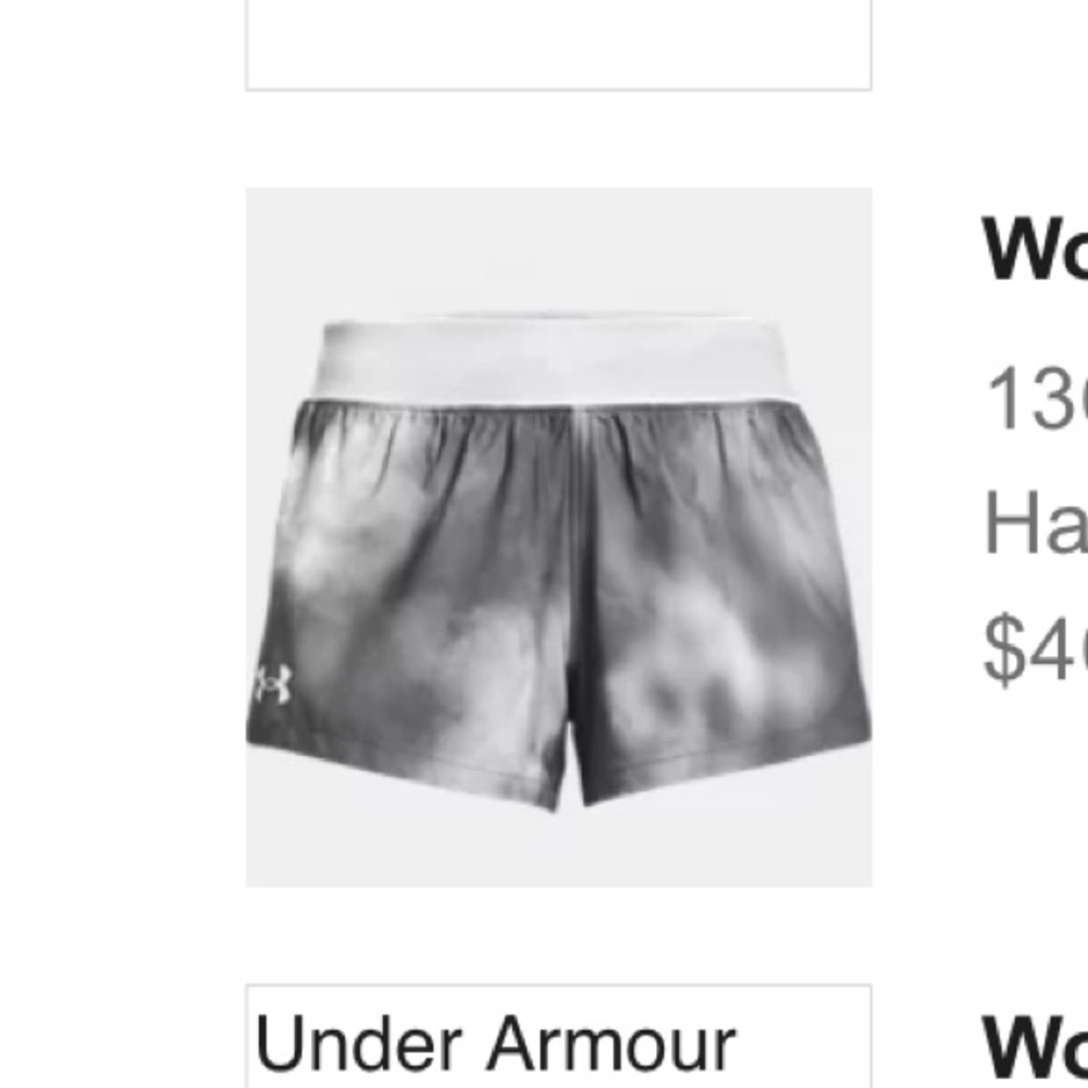 Under Armour Women's UA Launch SW 3" Shorts - Gray